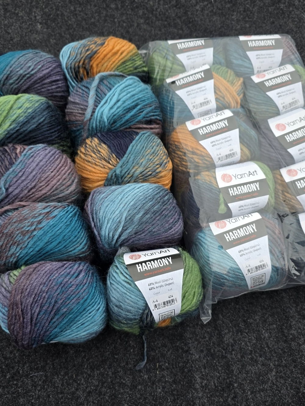 20*50g Wool yarn art Harmony